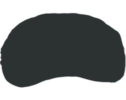 Kussensloop met rits geschikt voor Tempur Sonata hoofdkussen - antraciet 424