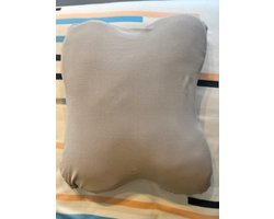 Kussensloop stretch met rits - geschikt voor Tempur Ombracio hoofdkussen - taupe 407