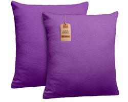 Kussenslopen 2-pack voor zijslapers - Diverse maten en kleuren - OEKO-TEX 40 x 40 cm