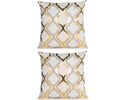 Kussenslopen - Glans Satijn - Verborgen Ritssluiting - Kussenhoes voor sierkussens - microvezel - 45x45cm - Kussenhoes Decoratieve Slaapkamer - Bank Sofa Kussensloop
