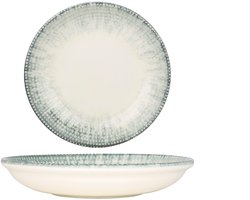 Kütahya Porselen Diepbord - Iceberg - Porselein - 21 cm (700cc) - set van 6
