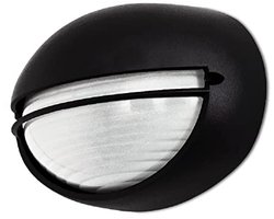 Kwazar - Buitenlamp Buitenwandlampen, Metaal E27 IP44, Spot Buitenwandlamp 230V, Weerbestendige verlichting voor huis, tuin, balkons of gangen - MASIMO Zwart