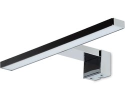 Kwazar Luminaire LED-spiegelverlichting 3-in-1 badkamer 5W 350LM 30cm neutraal wit 4000K IP44 230V wandlamp spiegelverlichting, badkamerkast spiegelverlichting Elena zilver