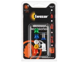 Kwazar - Set van Spuitdoppen - Verstelbaar - Verschillende Capaciteiten