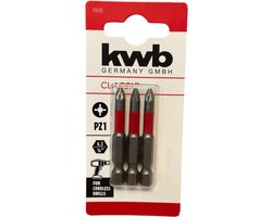 KWB 3 bitjes standaard 50mm PZ1