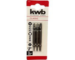 KWB 3 DubbelBit set 65 mm PZ/hex