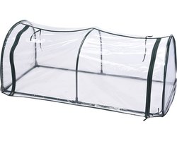 Kweekkas - tuintunnel - foliemodel met metalen frame - 130 cm - broeikas