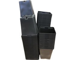 Kweekpot zwart - 9x9x10cm (100 stuks)