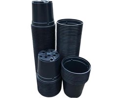 Kweekpot zwart – Ø10,5cm, hoogte 9cm (100 stuks)