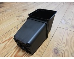 Kweekpotjes 50 x P9 pot moestuin plant potjes HARD PLASTIC 9x9x9,5cm