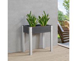 Kweektafel Beverwijk plantenbak 75x40x75 cm donkergrijs