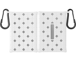 kwmobile case voor harde schijf - geschikt voor Samsung T7 Portable SSD - SSD-cover van silicone - In wit