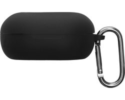 kwmobile cover voor oordopjes case - geschikt voor SteelSeries Arctis Gamebuds - Trendy beschermhoes draadloze oordopjes in zwart