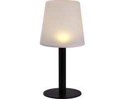 Kynast SOLAR LED Tuin Tafellamp warm wit licht voor buiten maat 15x31cm op zonne energie