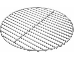 KZQ 1 stuk - Grill - 34cm - Roestvrij staal - Voor gebruik met houtskoolpotten 47cm houtskoolgrill