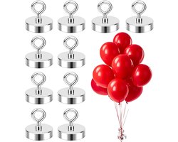 KZQ Set Van 10 Herbreekbare Ballonhouders Voor Helium En Gewone Ballonnen Herbruikbaar Feestdecoratie Voor Verjaardagen Bruiloften Kerstmis Halloween En Partijen