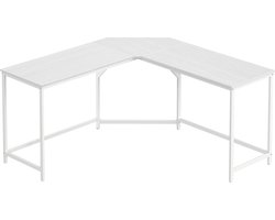 L –vormig bureau 149 x 149 x 76 cm bespaart ruimte