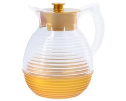 La Carafe Vintage Karaf 1,3 L - Goud - Retro tafelkaraf met dop - Made in France