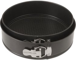 La Cucina Set van 2x taart bakvormen - springvormen - met anti-aanbak laag - zwart - Dia 24 en 26 cm