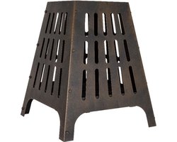 La Hacienda Anubis Vuurkorf - L 40 x B 40 x H 49 cm - Staal - (Roest)bruin