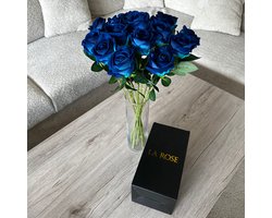 La Rose Kunstbloemen Boeket voor Binnen - Kunstrozen voor Cadeau - Nepbloemen - Zijden Bloemen - 15 Stuks Rozen voor Woondecoratie, Bruiloft, Feest Decoratie