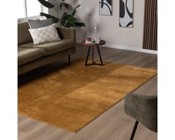 Laagpolig vloerkleed - Essenza Okergeel - 160x230cm