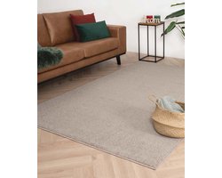 Laagpolig vloerkleed Fine - beige 200x300 cm
