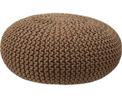 Label 51 Gebreid - Poef - Beige