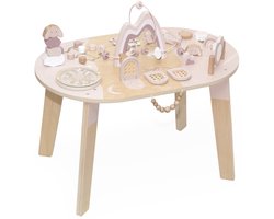 Label Label Roze Houten Activiteitentafel