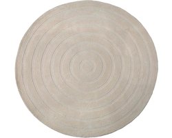 LABEL51 Agra Vloerkleden - Bruin - Polyester - 200x200 cm - Rond