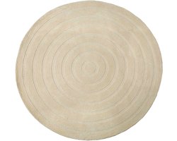 LABEL51 Agra Vloerkleden - NATUREL - Polyester - 200x200 cm - Rond