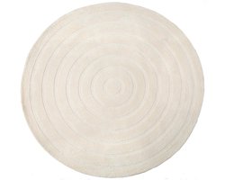 LABEL51 Agra Vloerkleden - Wit - Polyester - 200x200 cm - Rond