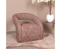 LABEL51 Antibes Fauteuil - Rood - Geweven - -
