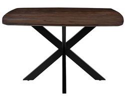 LABEL51 Blake Eetkamertafel - Bruin - Hout - 140x140 cm