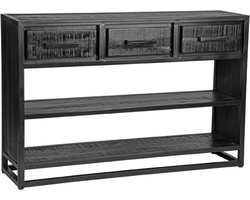 LABEL51 Chili Sidetable - ZWART - Hout - One Size