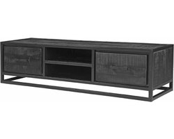 LABEL51 Chili Tv-meubel - Zwart - Hout - 120 cm