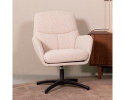 LABEL51 Chill Zone Fauteuil - Naturel - Stof - One Size - - - Met Armleuning