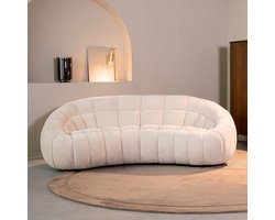 LABEL51 Cloud Bank - Naturel - Velvet - 3-Zits - -