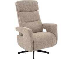 LABEL51 Copenhagen Fauteuil - Bruin - Royal Stof - Manueel Verstelbaar - -