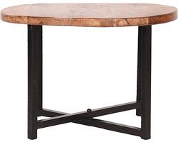 LABEL51 Dex Bijzettafel - Naturel - Hout - 60 cm