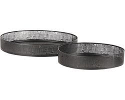 LABEL51 Dienbladen Decoratie - Zwart - Metaal - One Size