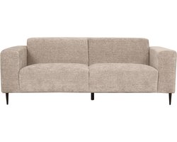 LABEL51 Eden Bank - Bruin - Velvet - 3-Zits - - - Met Armleuning