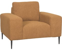 LABEL51 Ferraro Bank - Geel - Stof - 1-Zits - - - Met Armleuning