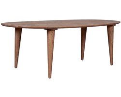 LABEL51 Fly Eetkamertafel - Bruin - Hout - 180 cm - Organisch