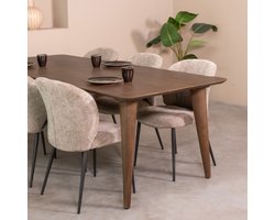 LABEL51 Fly Eetkamertafel - Bruin - Hout - 250 cm