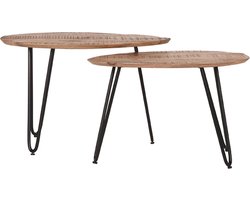 LABEL51 Frisk Salontafel - Bruin - Hout - 68 cm