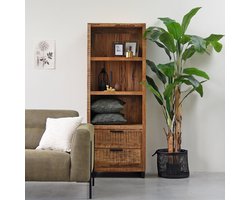 LABEL51 Glasgow Boekenkast - Naturel - Hout - Boekenkast