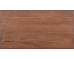 LABEL51 I_Tafelblad Straight Edge Eetkamertafel - Bruin - Hout - 120 cm Straight