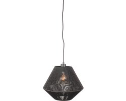 LABEL51 Ibiza Hanglamp - Zwart - Stof - 1-Lichts