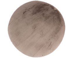 LABEL51 Indy Vloerkleden - Bruin - Polyester - 200x200 cm - Rond
